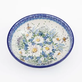 Miska B90, h-5,5cm, Ø–17cm<br> Unikat U5290 Pszczółki w Ogrodzie